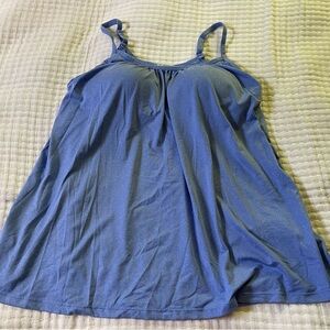 32 Degrees Blue Fitted Sleeveless Camisole